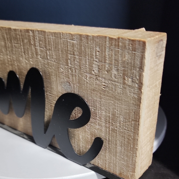 Hobby Lobby Black 'Home' Wooden Sign - Picture 7 of 7
